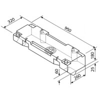 Wassertank für VW T2 - 45 l