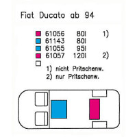 Wassertank 80 l - Fiat Ducato und Baugleiche Baujahre...