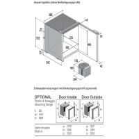 Kompressor-Kühlschrank C42L - Grau - 42 l