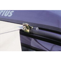 Regenrinnenprofil Multi Rail VW T4 langer Radstand - Schwarz - 3040 mm