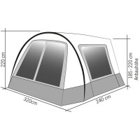 Hispaniola Sonnensegel / Vorzelt für Campingbusse