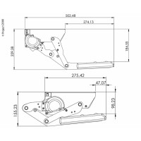 Trittstufe manuell, 50cm breit