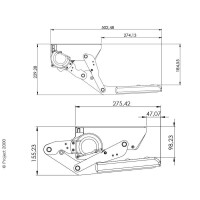 Trittstufe manuell 70cm breit