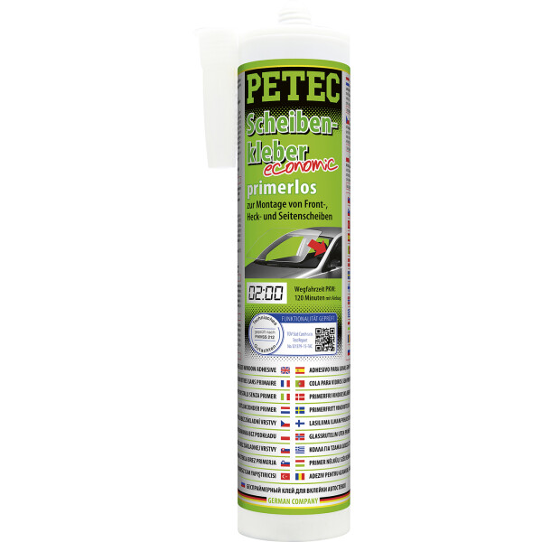 PETEC Scheibenkleber economic primerlos, 290 ml Kartusche